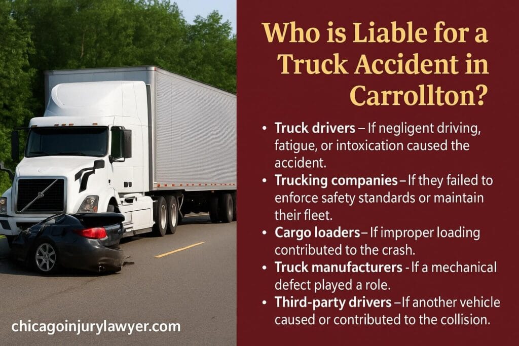 Who is Liable for a Truck Accident in Carrollton