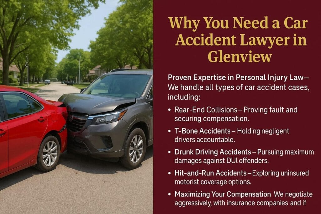 Why You Need a Car Accident Lawyer in Glenview