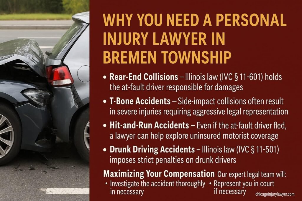 Why You Need a Personal Injury Lawyer in Bremen Township